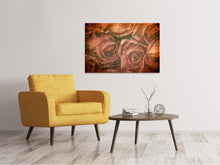 Laden Sie das Bild in den Galerie-Viewer, Leinwandbild Rosenbukett