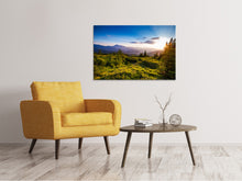 Laden Sie das Bild in den Galerie-Viewer, Leinwandbild Friedliche Landschaft