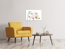 Laden Sie das Bild in den Galerie-Viewer, Leinwandbild Orchideenliebe