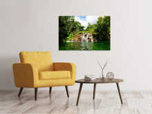 Laden Sie das Bild in den Galerie-Viewer, Leinwandbild Lagune
