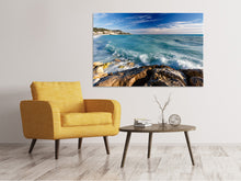 Laden Sie das Bild in den Galerie-Viewer, Leinwandbild Cote D`Azur