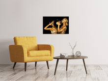 Laden Sie das Bild in den Galerie-Viewer, Leinwandbild Gold-DJ`s