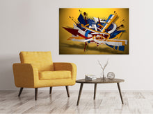 Laden Sie das Bild in den Galerie-Viewer, Leinwandbild Graffiti Art