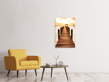 Laden Sie das Bild in den Galerie-Viewer, Leinwandbild Steg