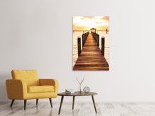 Laden Sie das Bild in den Galerie-Viewer, Leinwandbild Steg