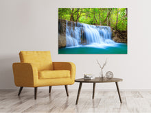 Laden Sie das Bild in den Galerie-Viewer, Leinwandbild Wasserfall Si Nakharin
