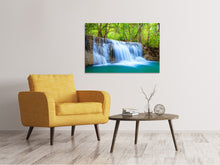 Laden Sie das Bild in den Galerie-Viewer, Leinwandbild Wasserfall Si Nakharin