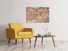Laden Sie das Bild in den Galerie-Viewer, Leinwandbild Alte Backsteinmauer