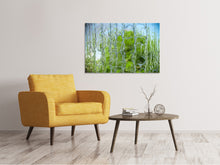 Laden Sie das Bild in den Galerie-Viewer, Leinwandbild Hinter dem Wasserfall
