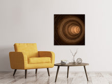 Laden Sie das Bild in den Galerie-Viewer, Leinwandbild Abstrakter Tunnel