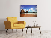 Laden Sie das Bild in den Galerie-Viewer, Leinwandbild Strandgedanken