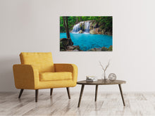 Laden Sie das Bild in den Galerie-Viewer, Leinwandbild Naturerlebnis Wasserfall