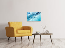 Laden Sie das Bild in den Galerie-Viewer, Leinwandbild Wasser in Bewegung