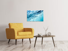 Laden Sie das Bild in den Galerie-Viewer, Leinwandbild Wasser in Bewegung
