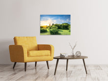Laden Sie das Bild in den Galerie-Viewer, Leinwandbild Sonnenaufgang im Park