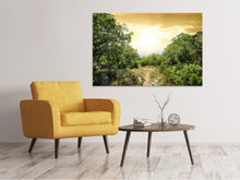 Laden Sie das Bild in den Galerie-Viewer, Leinwandbild Am Ende des Waldes
