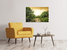 Laden Sie das Bild in den Galerie-Viewer, Leinwandbild Am Ende des Waldes