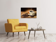 Laden Sie das Bild in den Galerie-Viewer, Leinwandbild Kaffeepause
