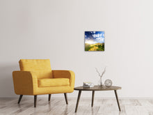 Laden Sie das Bild in den Galerie-Viewer, Leinwandbild Sonnenaufgang im Gebirge