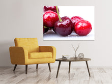 Laden Sie das Bild in den Galerie-Viewer, Leinwandbild Kirschen