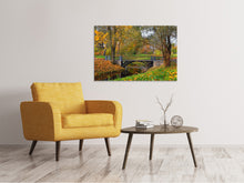 Laden Sie das Bild in den Galerie-Viewer, Leinwandbild Romantischer Park