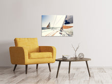 Laden Sie das Bild in den Galerie-Viewer, Leinwandbild Segelyacht