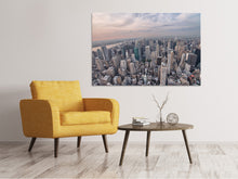 Laden Sie das Bild in den Galerie-Viewer, Leinwandbild Skyline Blick über Manhattan
