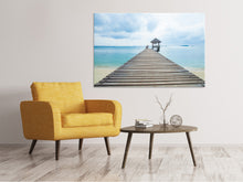 Laden Sie das Bild in den Galerie-Viewer, Leinwandbild Ozean-Steg