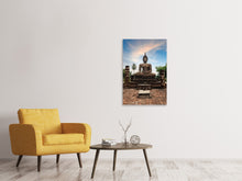 Laden Sie das Bild in den Galerie-Viewer, Leinwandbild Buddha Statue