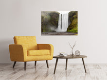 Laden Sie das Bild in den Galerie-Viewer, Leinwandbild Skogafoss