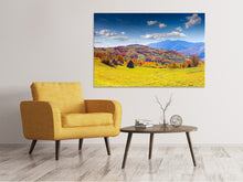 Laden Sie das Bild in den Galerie-Viewer, Leinwandbild Herbstliche Berglandschaft