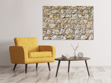 Laden Sie das Bild in den Galerie-Viewer, Leinwandbild Sandsteinmauer