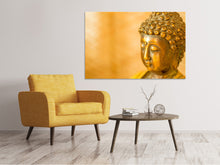Laden Sie das Bild in den Galerie-Viewer, Leinwandbild Buddha Kopf