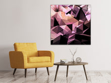 Laden Sie das Bild in den Galerie-Viewer, Leinwandbild 3D-Kristallstruktur