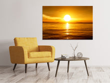 Laden Sie das Bild in den Galerie-Viewer, Leinwandbild Traumhafter Sonnenuntergang