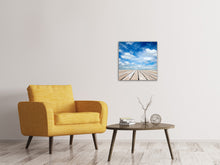 Laden Sie das Bild in den Galerie-Viewer, Leinwandbild Hoch über den Wolken