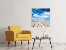 Laden Sie das Bild in den Galerie-Viewer, Leinwandbild Hoch über den Wolken