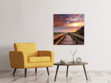 Laden Sie das Bild in den Galerie-Viewer, Leinwandbild Sonnenuntergang