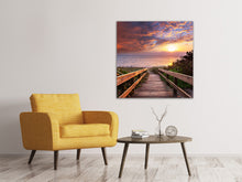 Laden Sie das Bild in den Galerie-Viewer, Leinwandbild Sonnenuntergang