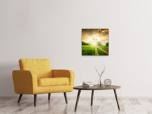 Laden Sie das Bild in den Galerie-Viewer, Leinwandbild Mystischer Sonnenuntergang