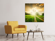 Laden Sie das Bild in den Galerie-Viewer, Leinwandbild Mystischer Sonnenuntergang