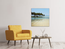 Laden Sie das Bild in den Galerie-Viewer, Leinwandbild Das Meer und die Insel