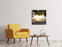 Laden Sie das Bild in den Galerie-Viewer, Leinwandbild Strandsicht