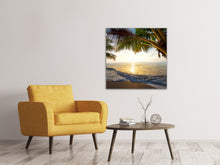 Laden Sie das Bild in den Galerie-Viewer, Leinwandbild Strandsicht