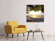 Laden Sie das Bild in den Galerie-Viewer, Leinwandbild Strandsicht