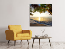 Laden Sie das Bild in den Galerie-Viewer, Leinwandbild Strandsicht