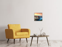 Laden Sie das Bild in den Galerie-Viewer, Leinwandbild Sonnenuntergang Rocky Mountains