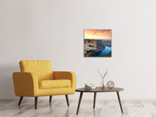 Laden Sie das Bild in den Galerie-Viewer, Leinwandbild Sonnenuntergang Rocky Mountains