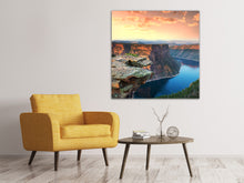 Laden Sie das Bild in den Galerie-Viewer, Leinwandbild Sonnenuntergang Rocky Mountains