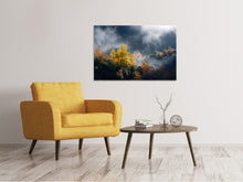 Laden Sie das Bild in den Galerie-Viewer, Leinwandbild Mondscheinwald